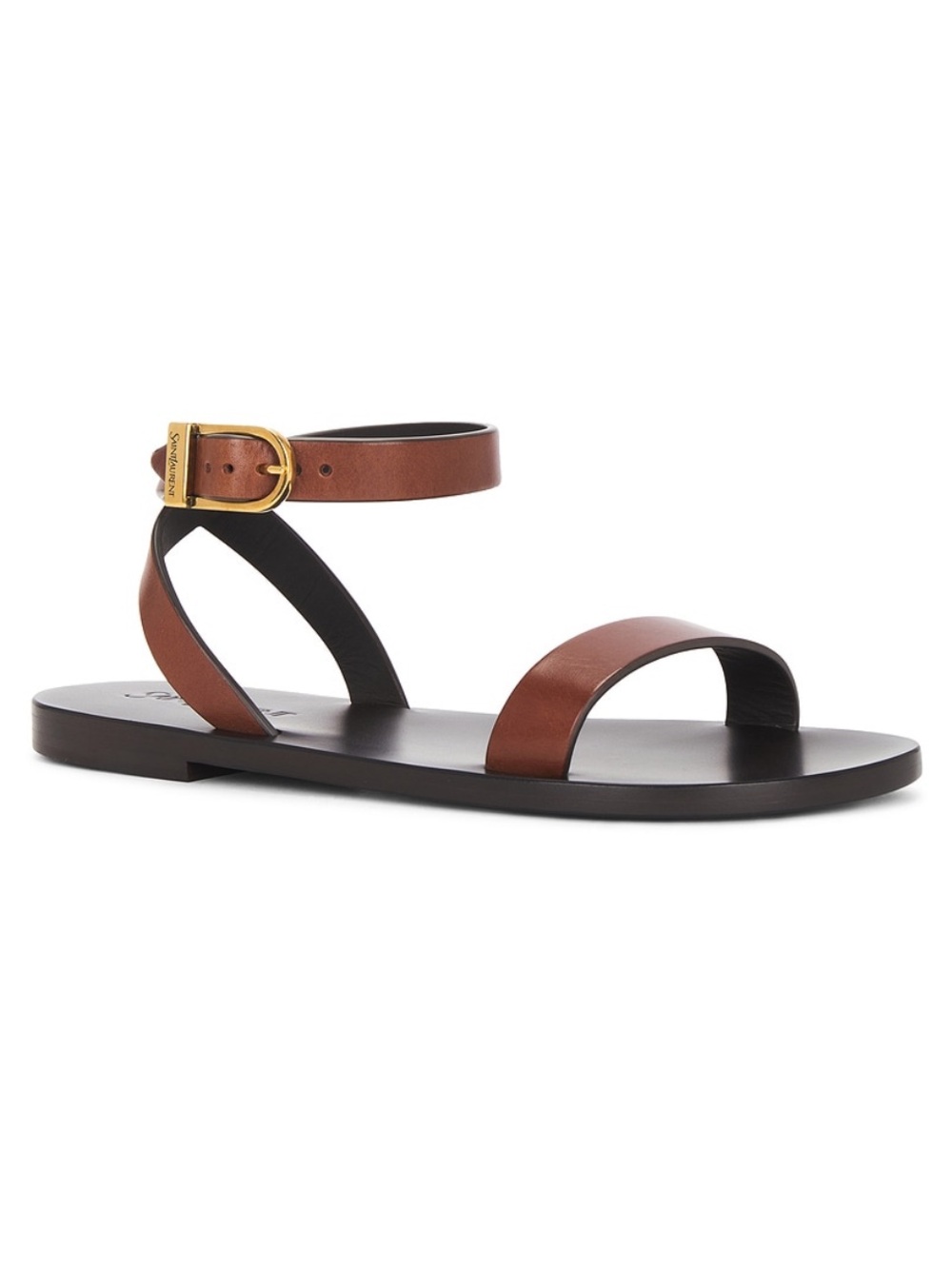 Saint Laurent Buckle Flat Sandal